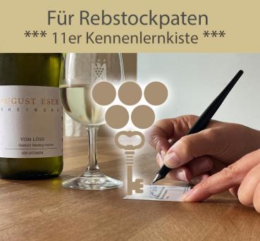 11+1 Wein-Probe zur Rebstockpatenschaft - frachtfrei