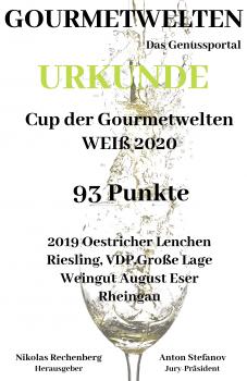 2019 Oestricher Lenchen Riesling Kabinett VDP.GROSSE LAGE 0.75l