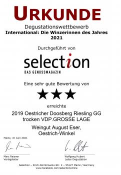 2019 Oestrich Doosberg Riesling GG trocken VDP.GROSSES GEWÄCHS 0,75l