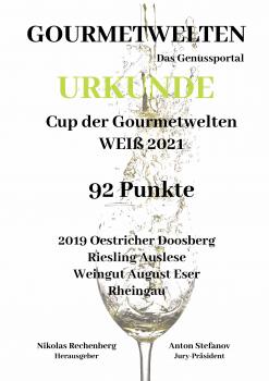 2019 Oestricher Doosberg Riesling Auslese VDP.GROSSE LAGE 0.75l