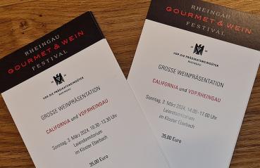 Gourmet Festival Weinpräsentation 3. März 2024