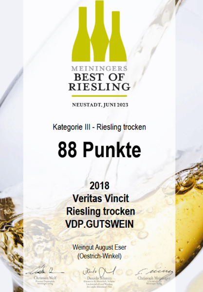 2018 Veritas Vincit Riesling Trocken VDP.GUTSWEIN 0.75l